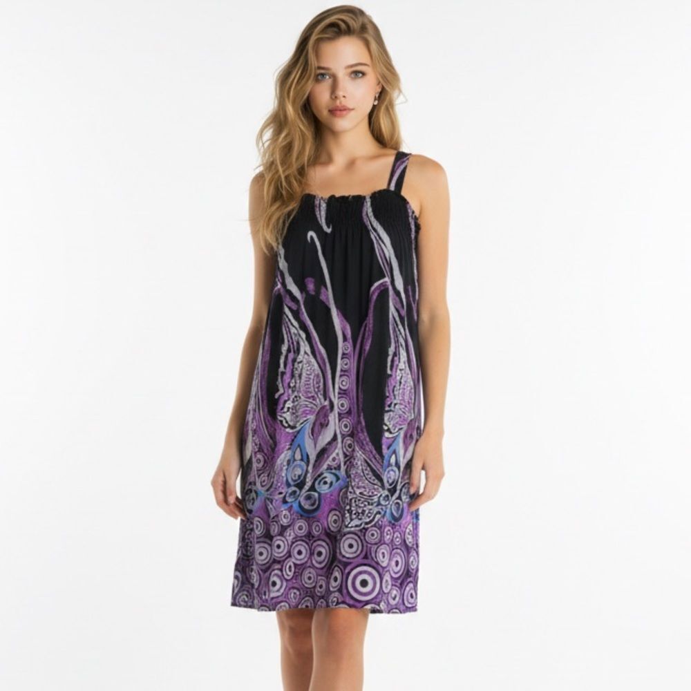 Purple & Black dress